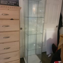 2x IKEA Detolf Cabnets In White