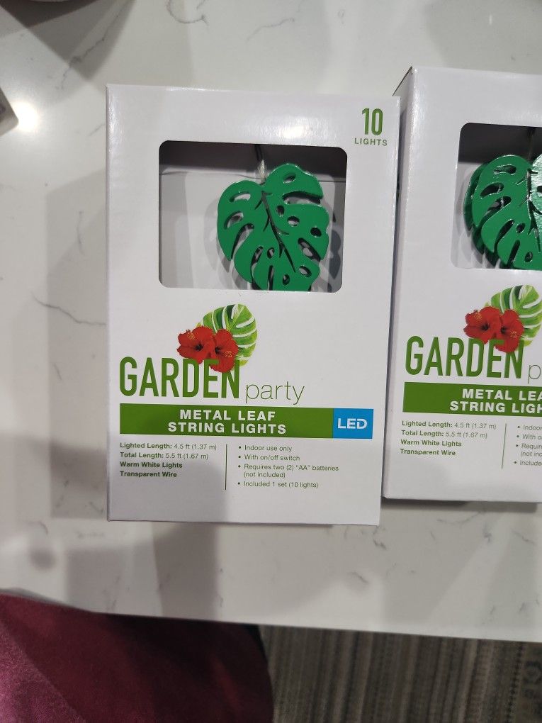 LED Garden Lead String Lights