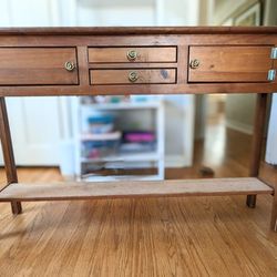 Wood Console/Hallway Table