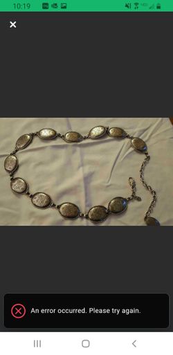 Silver belt, very heavy piece purchased from Texas