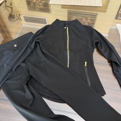 Black Lululemon Set (Jacket + Leggings) 