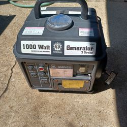 Small Generator,  Steele Brand 1000watt  (See Full Description)