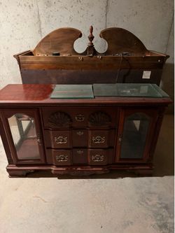 FREE Cherry Dresser & Hutch