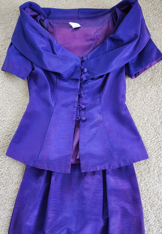 Purple Formal Dress - Size 3/4