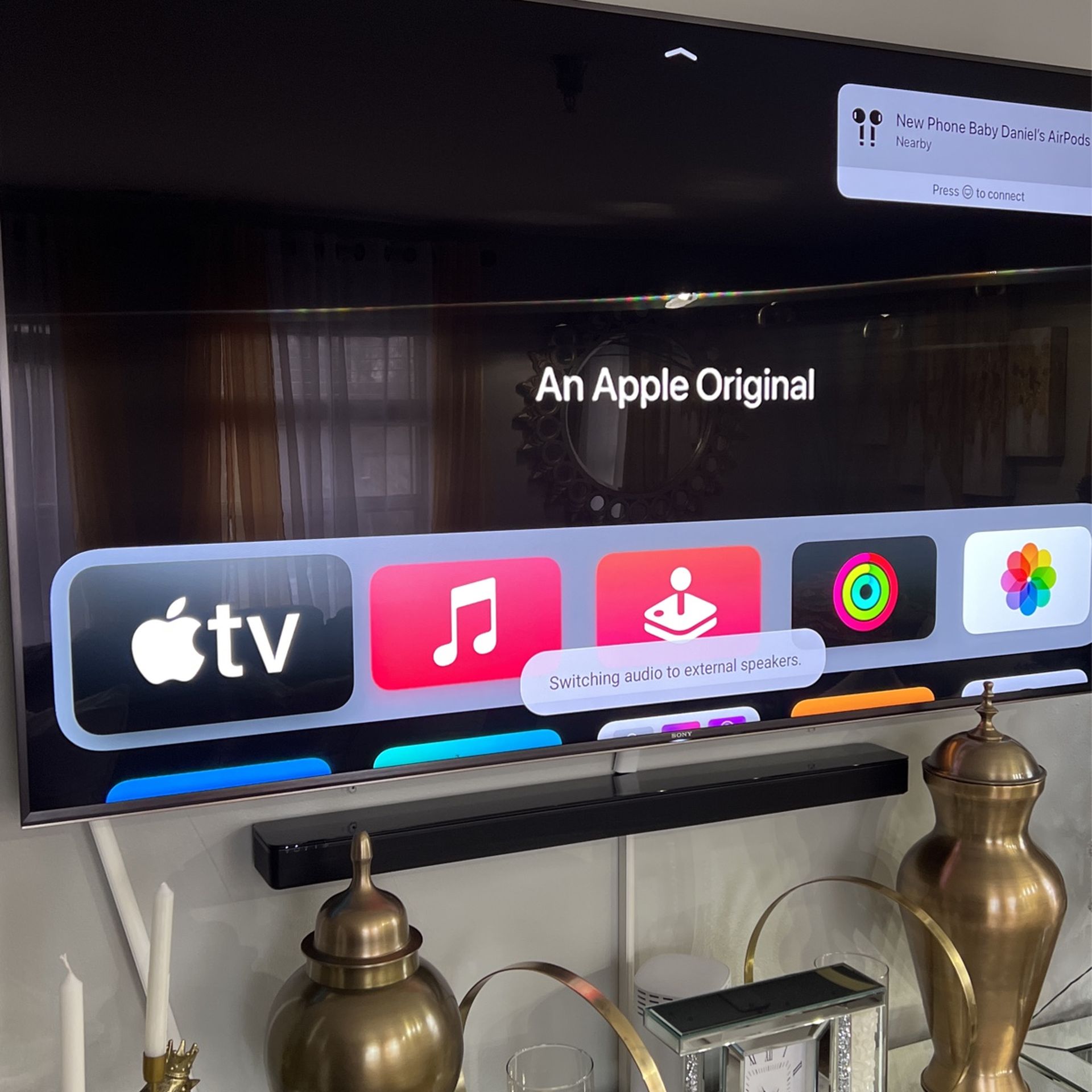 Sony TV 75inch AND Bose 3000 