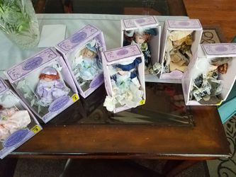 Vintage porcelain dolls