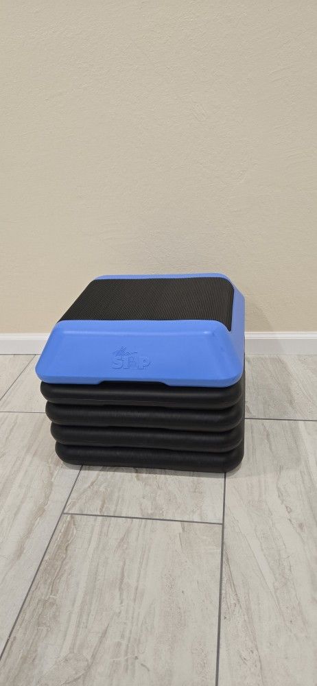The Step Adjustable High Step Aerobic Platform with 4 Risers