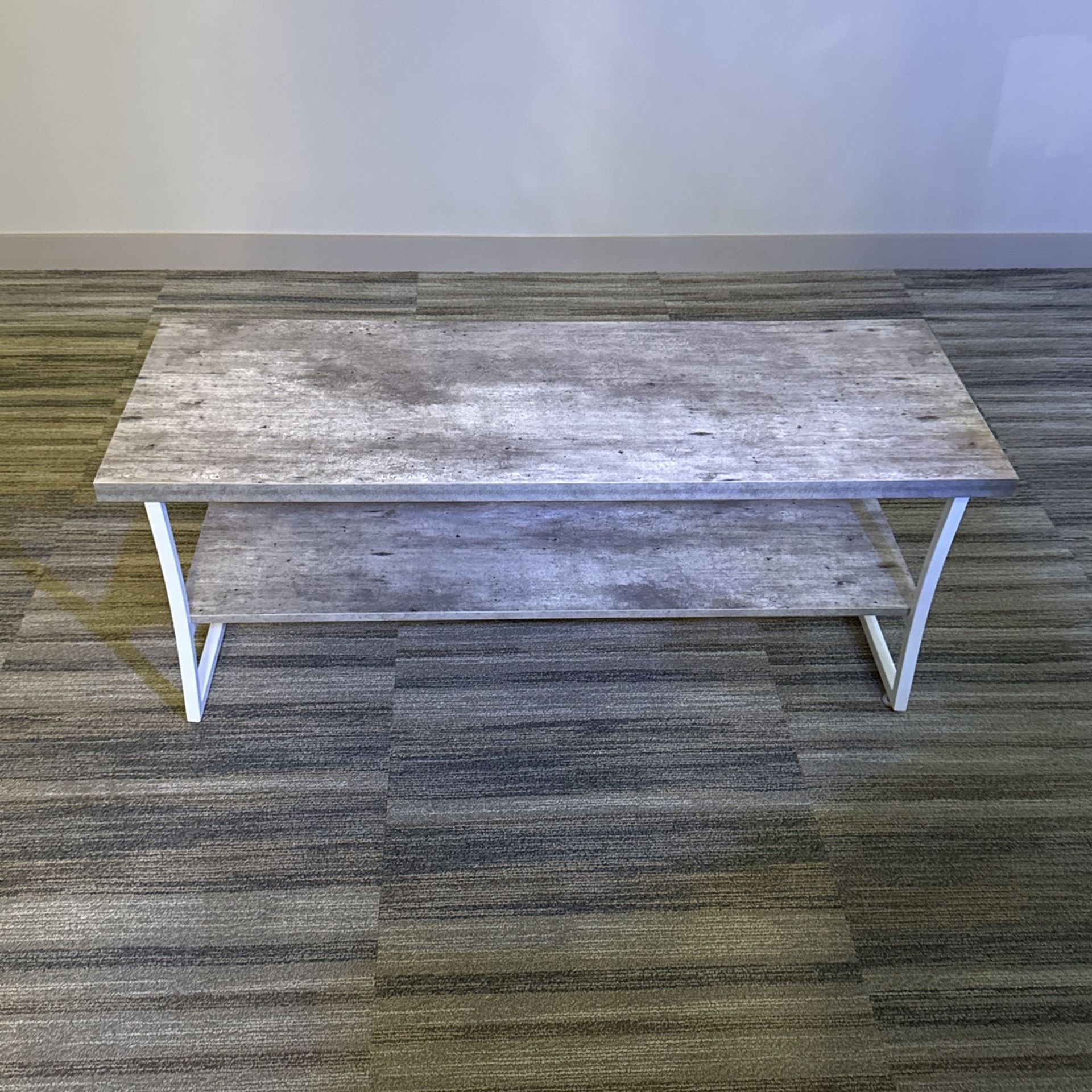 Convenience Concepts X-Calibur Coffee Table, Espresso / Slate Gray Frame
