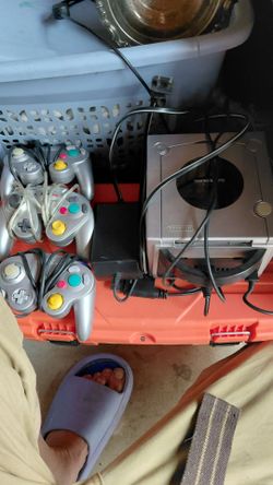 Nintendo GameCube Console with Controllers