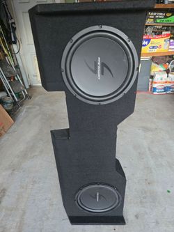 Lightning 12 inch Woofers With Speaker Box