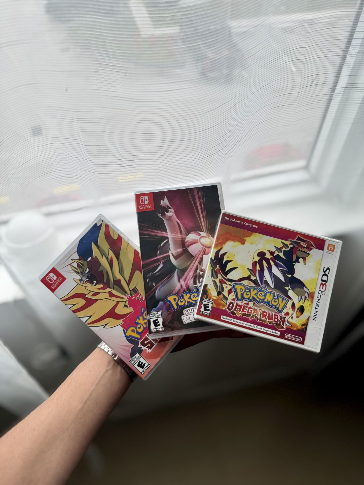 Sealed: Pokémon Omega Red, Shield, And Brilliant Diamond (Nintendo Switch & 3DS) – Bundled Lot