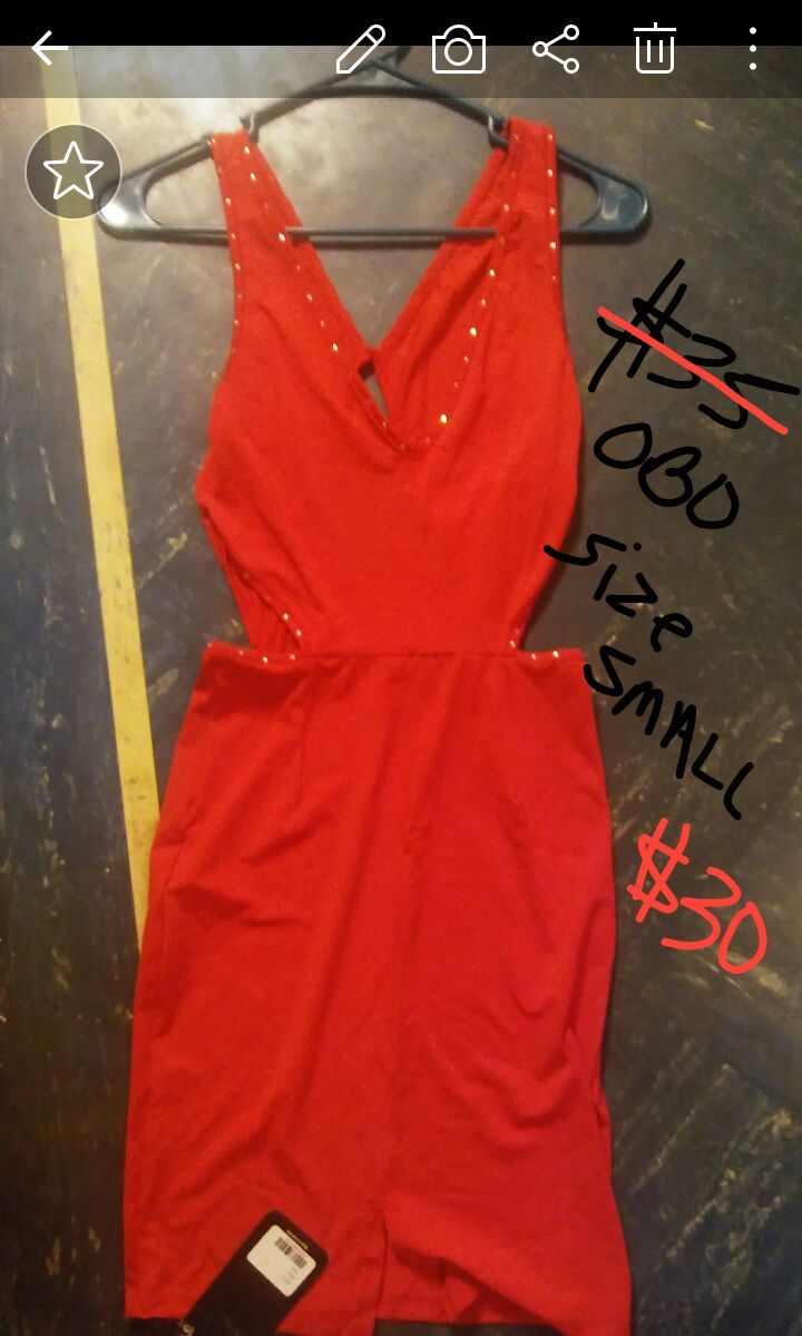 Beautiful red dress size small