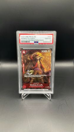 One Piece Monkey D. Luffy 2023 CS Celebration Pack Psa 10