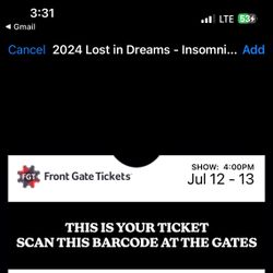 LOST IN DREAMS FRIDAY GA