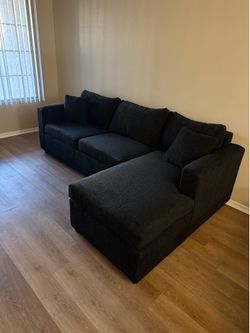 Brand new black sectionals in stock