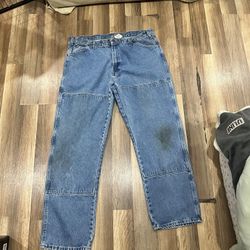 Double Knee Dickies Size 40x34 