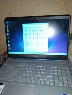 $150 HP laptop hp15i5 blue