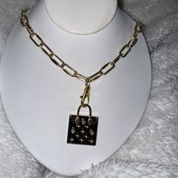 EUC Classy LV Mini Bag Zipper Pull Charm, 30MM