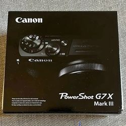 Brand NEW Canon G7X Mark III BLACK