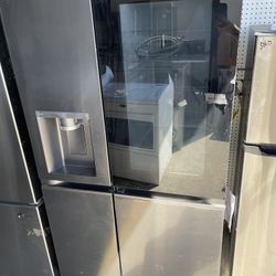 LG Knock Knock side-by-side refrigerator