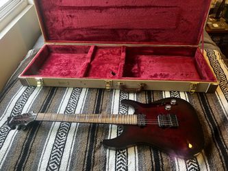 Schecter guitar and case