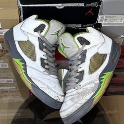 jordan 5 green bean 