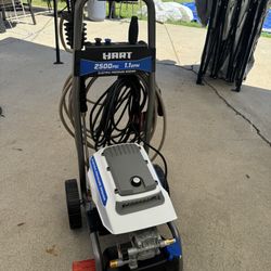 HART 2500 PSI at 1.1 GPM 120V Electric Brushless Cold Water Pressure Washer