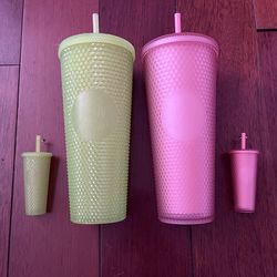 Starbucks Cold Cups + Keychains