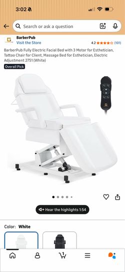 Facial Bed