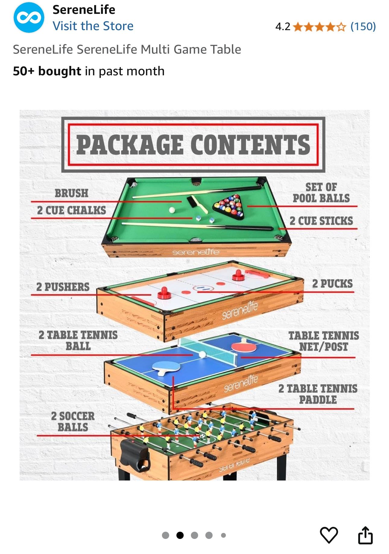 4-in-1 Game Table (NEW)