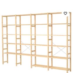 IKEA Ivar Shelving & 3 Drawers In Pine