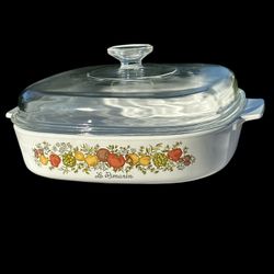 Corning Ware Spice Of Life Le ROMArIN Casserole Dish