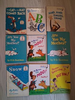 dr Seuss books with carrying bag 20$