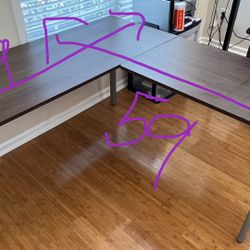 L Shaped Desk originally from Costco 59”