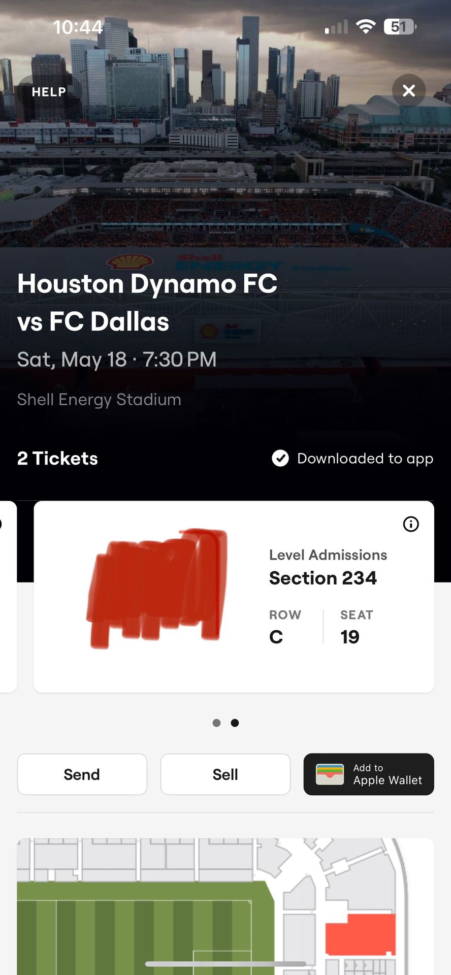 Dynamo Tickets $25 Each 