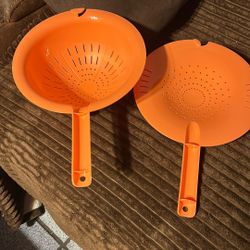 Set De Dos Coladeras Nuevas De Tupperwere Por 10
