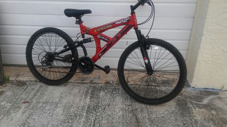 Dual suspension mountain bike