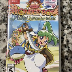 Brand New Sealed Wonder Boy Asha In Monster World Nintendo Switch