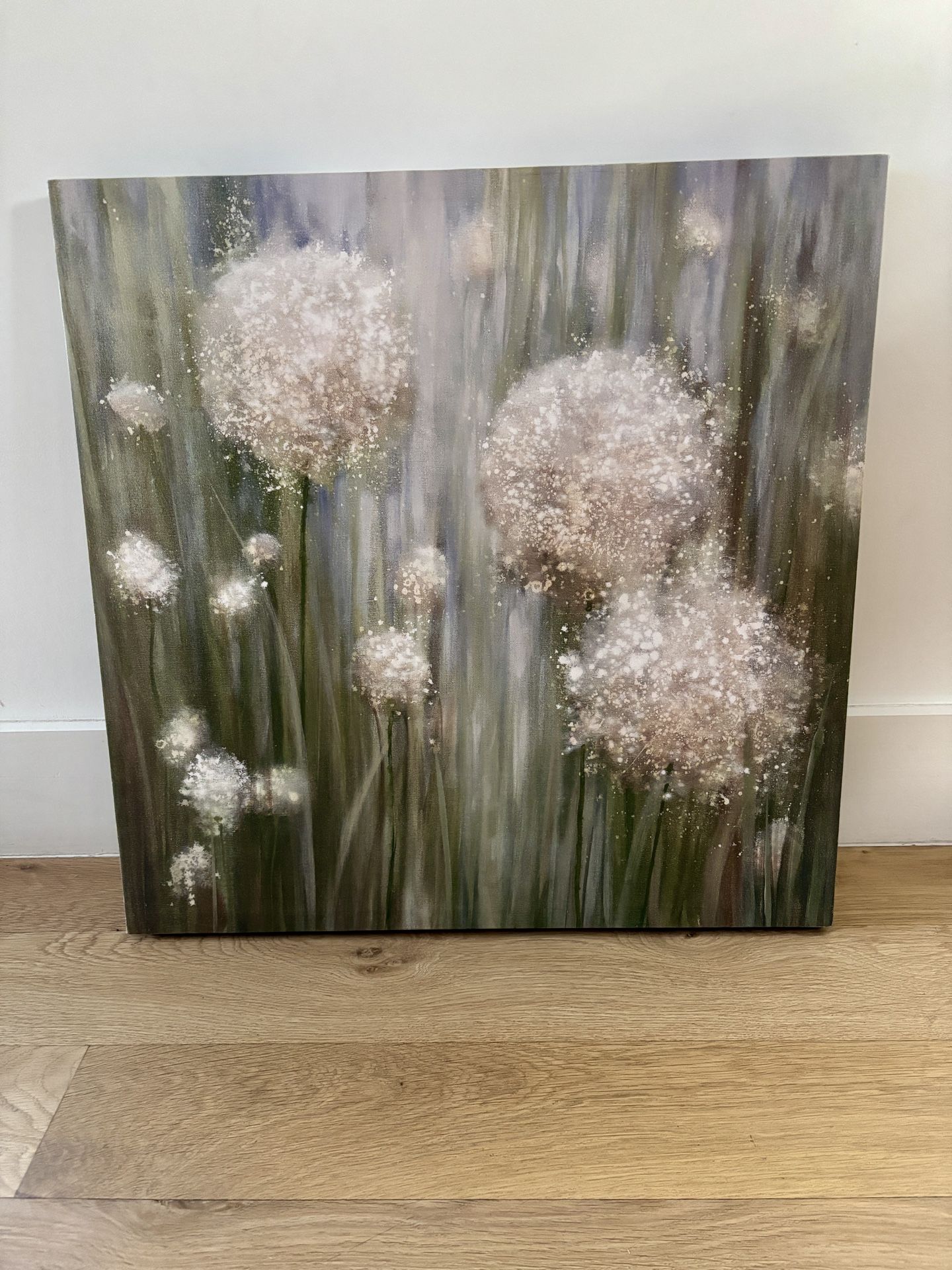 Square Floral Wall Art, 24x24