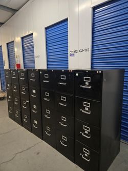 Metal File Cabinet Letter Size With Key $80 each