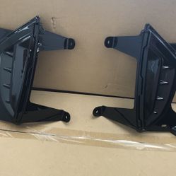 Fog Light Bezel For 2022 - 2023 Chevy Chevrolet Equinox Glossy Black 