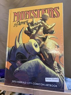 Monsters & Dames Comicon Art books (Artist Proof Still In Wrapping) 