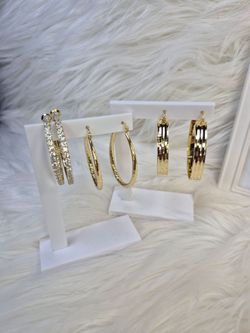 Beautiful Earrings high quality jewelry hypoallergenic waterproof non tarnish 14K gold laminated hypoallergenic