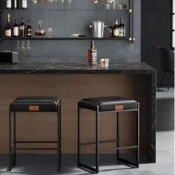 Bar Stools Kitchen Chairs set of 2