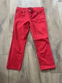 Red Capri Jean