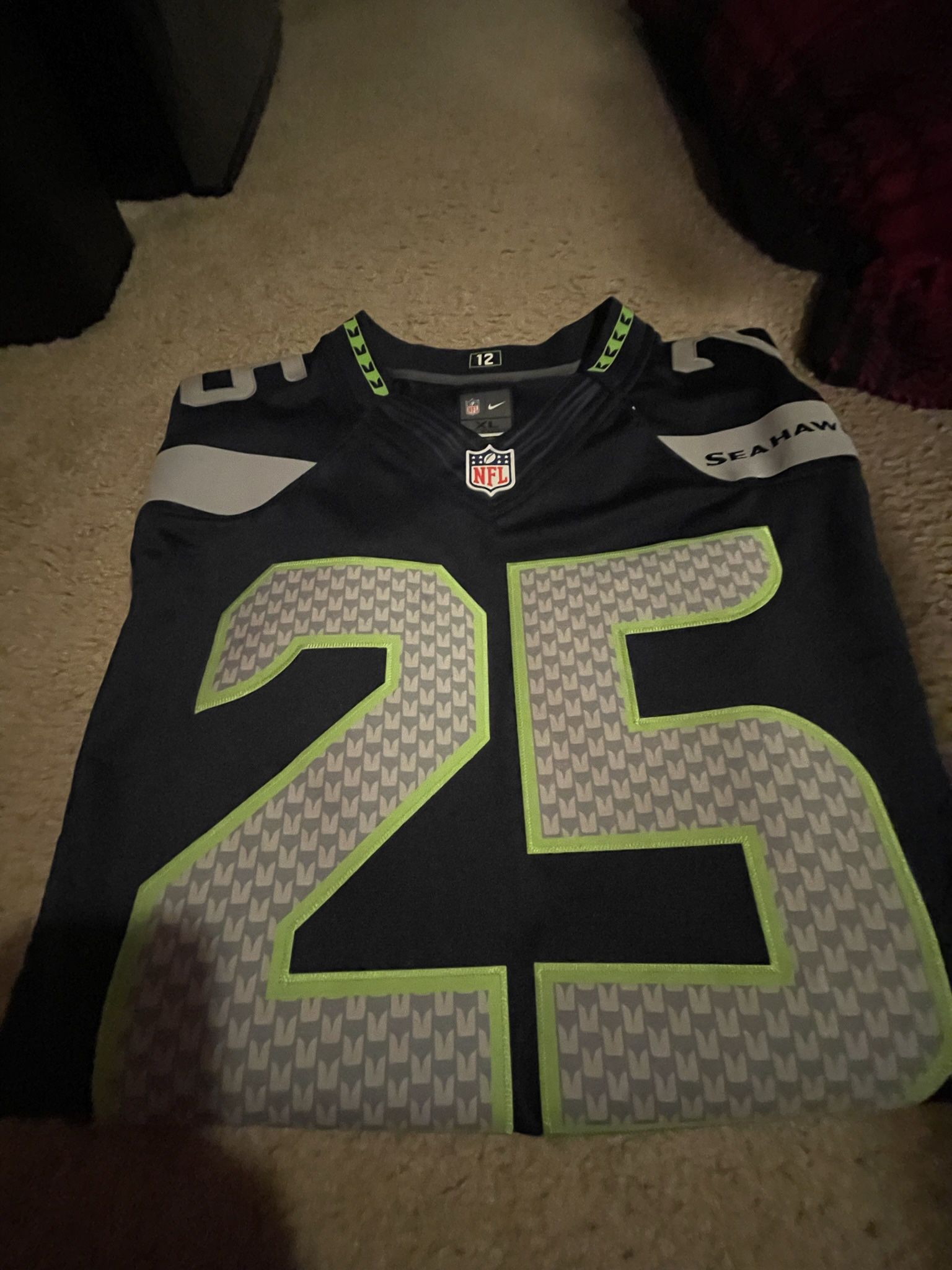 XL Stitched Sherman jersey! New!
