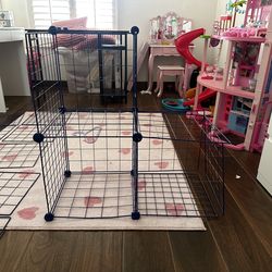 Modular Wire Cube Storage Organizer blue