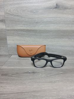 Ray ban meta wayfarer gen 1 black frame clear lens rw4006