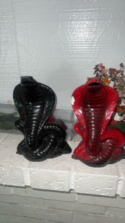 Glass Snake incense decor