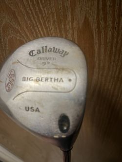 Call away Big Bertha S2H2 9 Degree Driver